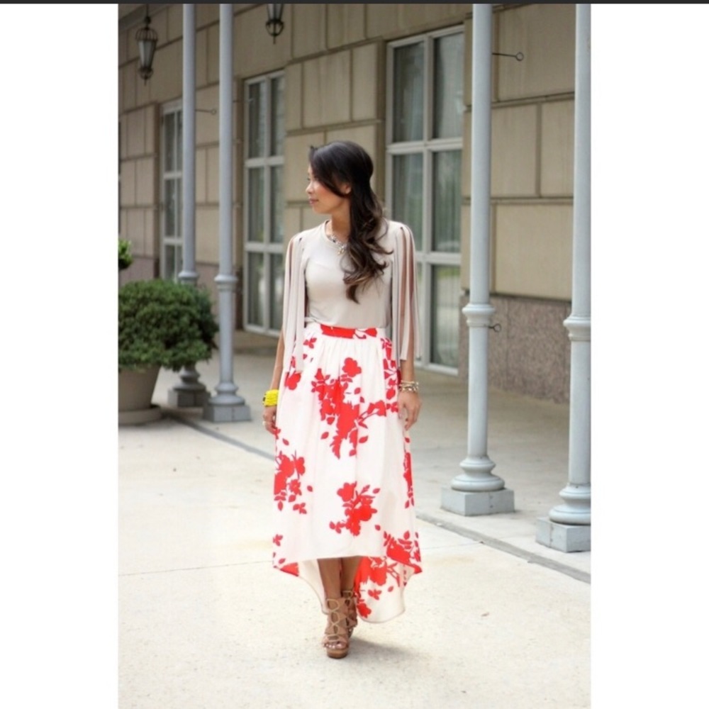 Rules of etiquette floral skirt